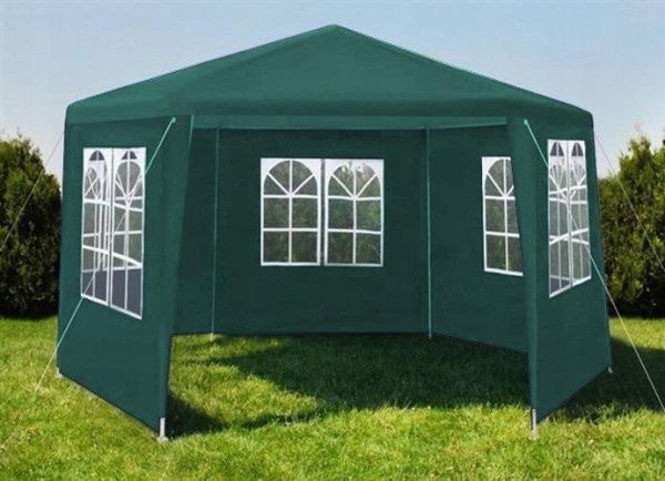 Садовый павильон 6-секционный Holla 2х2х2 м Зеленый