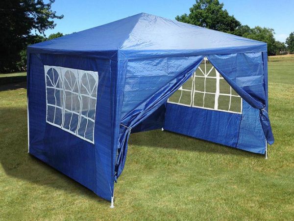 Садовый павильон Holla 3х3м4 стенки Синий
