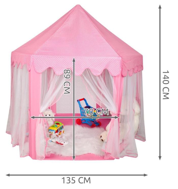 Дитяча палатка KRUZZEL 6104 Рожевий