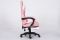 Компьютерное кресло с подставкой для ног INFINI ESPACE Розово-белый