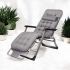 Садовий шезлонг тканинний + матрац IdealGarden CT-SF02-LG-G Сірий