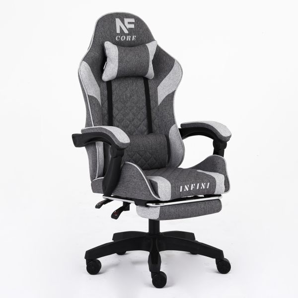 Комп'ютерне крісло із тканини Infini Core Сірий