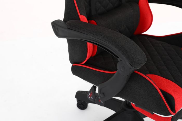 Комп'ютерне крісло із тканини Infini Core Чорно-червоний
