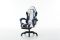 Комп‘ютерне крісло з підставкою для ніг EXTREME R1 Чорно-біло-синій
