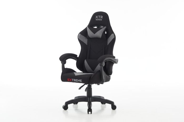 Комп'ютерне крісло із тканини EXTREME XTR Чорно-сірий