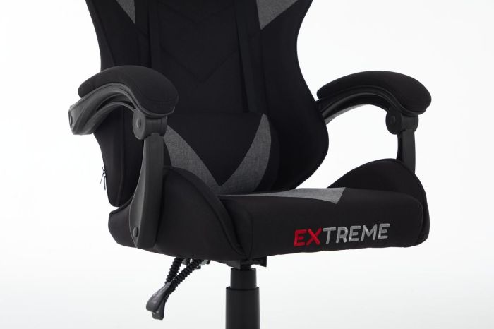 Комп'ютерне крісло із тканини EXTREME XTR Чорно-сірий