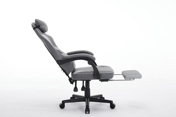 Комп'ютерне крісло із тканини Deus Edge Графітово-сірий