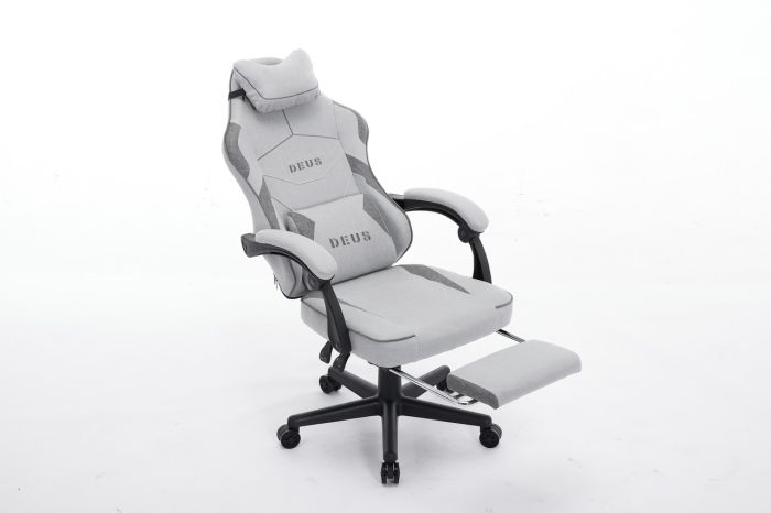 Комп'ютерне крісло із тканини Deus Edge Сіро-графітовий