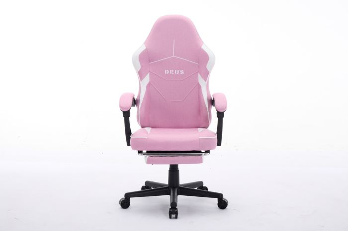 Комп'ютерне крісло із тканини Deus Edge Рожевий