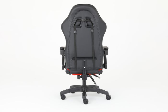 Комп‘ютерне крісло із підставкою для ніг CARBON Quattro Gaming Чорно-синій