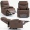Розкладне крісло-ліжко VERO з підставкою для ніг Коричневий