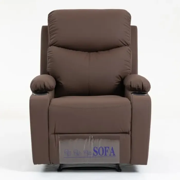 Розкладне крісло-ліжко VERO з підставкою для ніг Коричневий