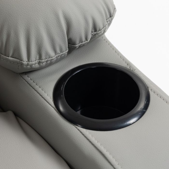 Розкладне крісло-ліжко VERO з підставкою для ніг Сірий