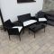 Комплект садових меблів Mangus YH20002B Чорний