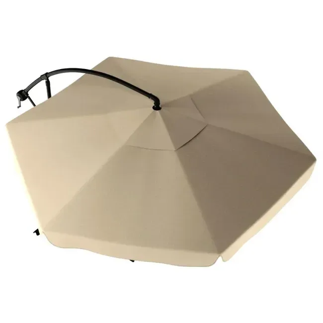 Парасоля садова з нахилом Ecarla OGP10 Кремовий