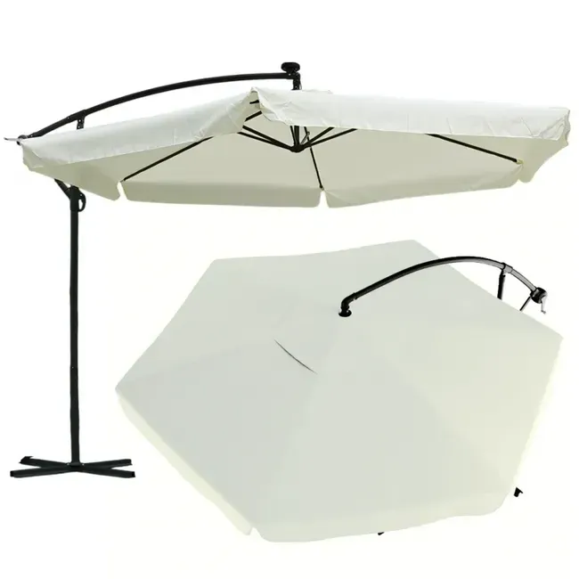 Парасоля садова з нахилом Ecarla OGP10 Кремовий