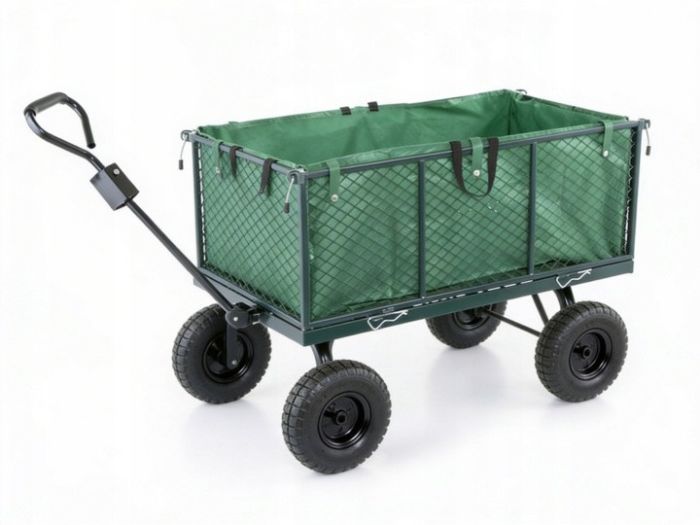 Транспортний візок садовий + брезент Ideal Garden NC001 102х52х41 см | 250 кг