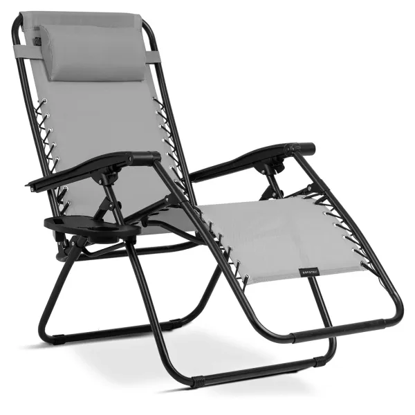Садовий шезлонг тканинний Sofotel ChillWell 286301 Графітовий