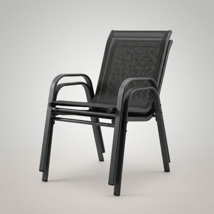 Комплект 2 садових крісел Ideal Garden AY004-2 Чорний