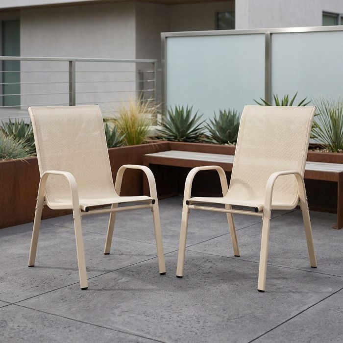 Комплект 4 садових крісел Ideal Garden AY004-4 Бежевий