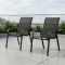 Комплект 2 садових крісел Ideal Garden AY004-2 Чорний