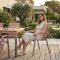 Комплект 2 садових крісел Ideal Garden AY004-2 Рожевий