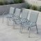Комплект 4 садових крісел Ideal Garden AY004-4 Сірий
