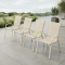 Комплект 4 садових крісел Ideal Garden AY004-4 Бежевий