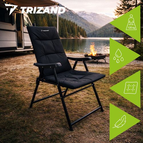 Крісло розкладне Trizand 27610 Чорний