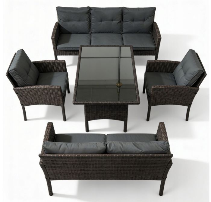 Комплект садових меблів IdealGarden SFS078-2 Коричневий